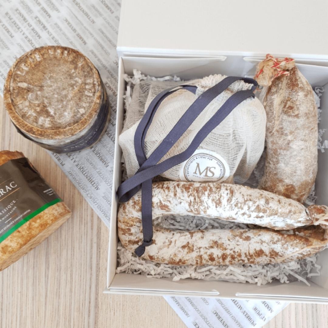 Coffret Fromage & Charcuteries du Cantal