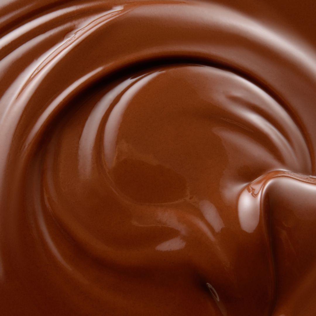 Image mettant en avant du chocolat liquide onctueux