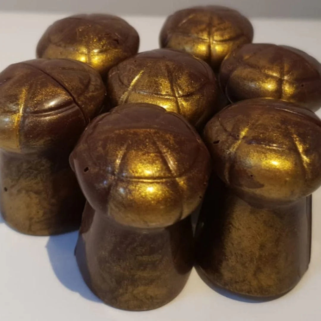 Bouchons de Champagne en Chocolat praliné amandes noisettes