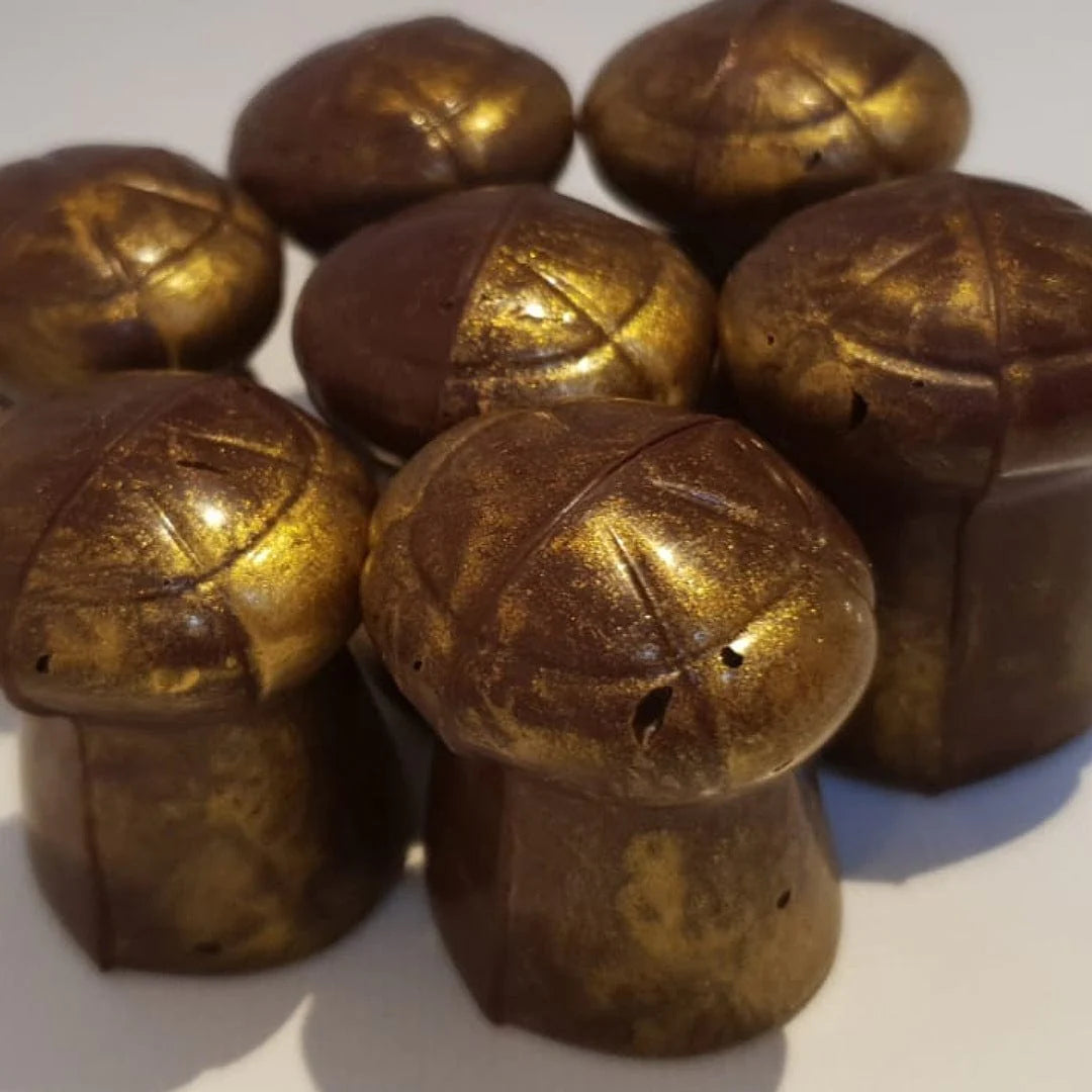 Bouchons de Champagne en Chocolat praliné amandes noisettes