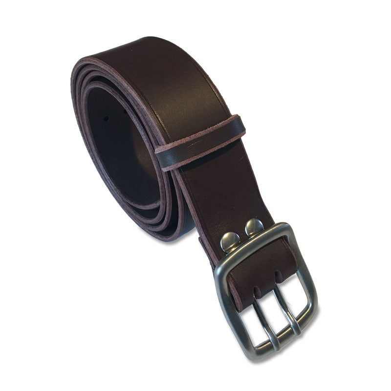 Ceinture cuir double ardillon