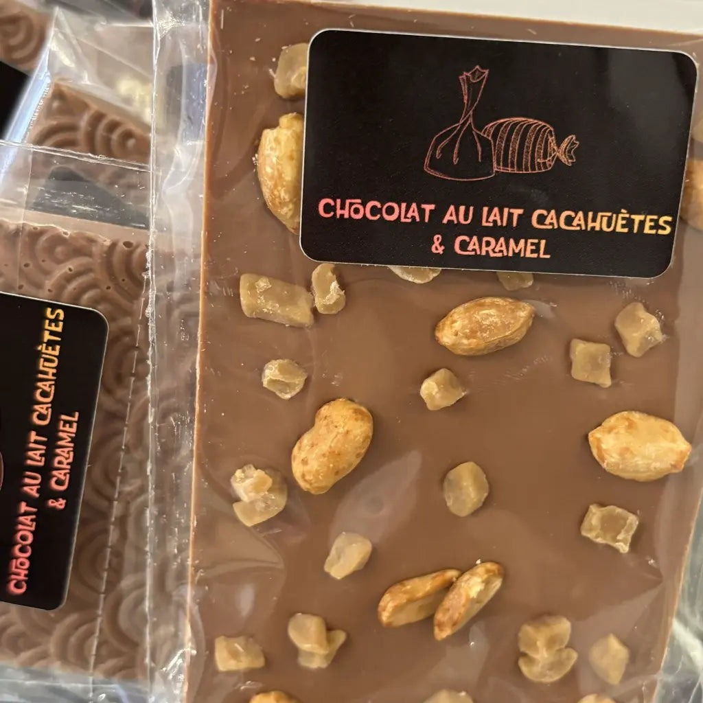 Tablette Chocolat au Lait Cacahuètes