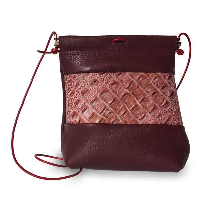 Sac clic-clac en cuir