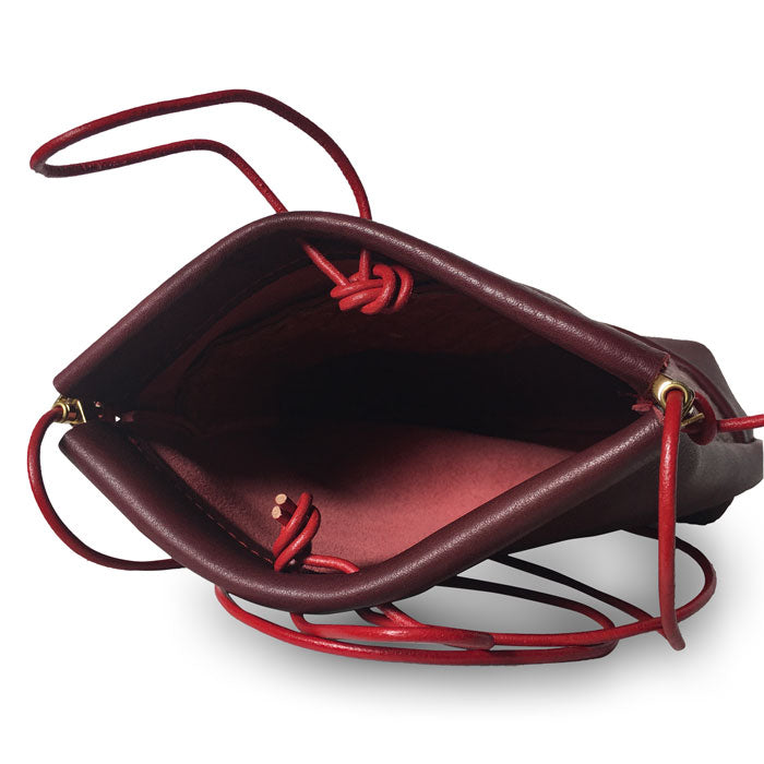 Sac clic-clac en cuir