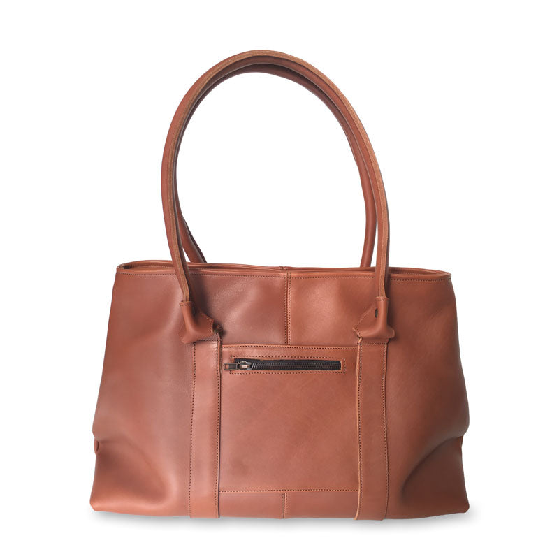 Sac-à-main en cuir - Camel