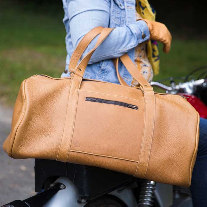 Sac de voyage en cuir - Oldschool