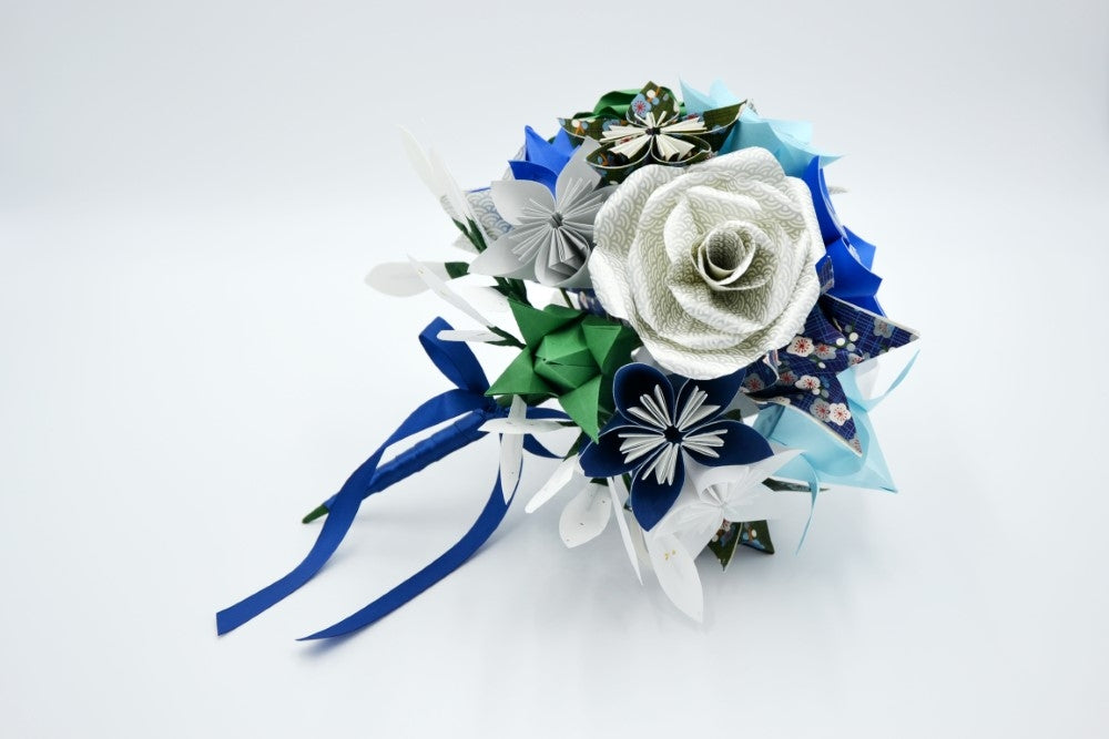 Bouquet de fleurs Origami "Gisèle"