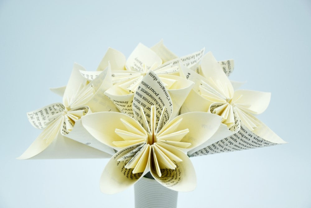 Bouquet de fleurs Origami "Marguerite"