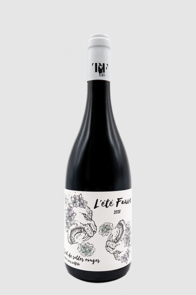 6 bouteilles Vin rouge : L'été Fauve - Syrah de sables rouges