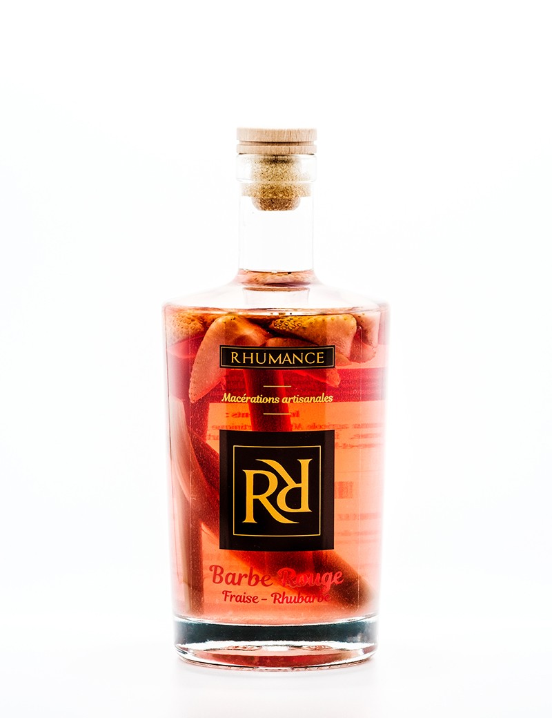 Rhum Arrangé Fraise & Rhubarbe par Rhumance