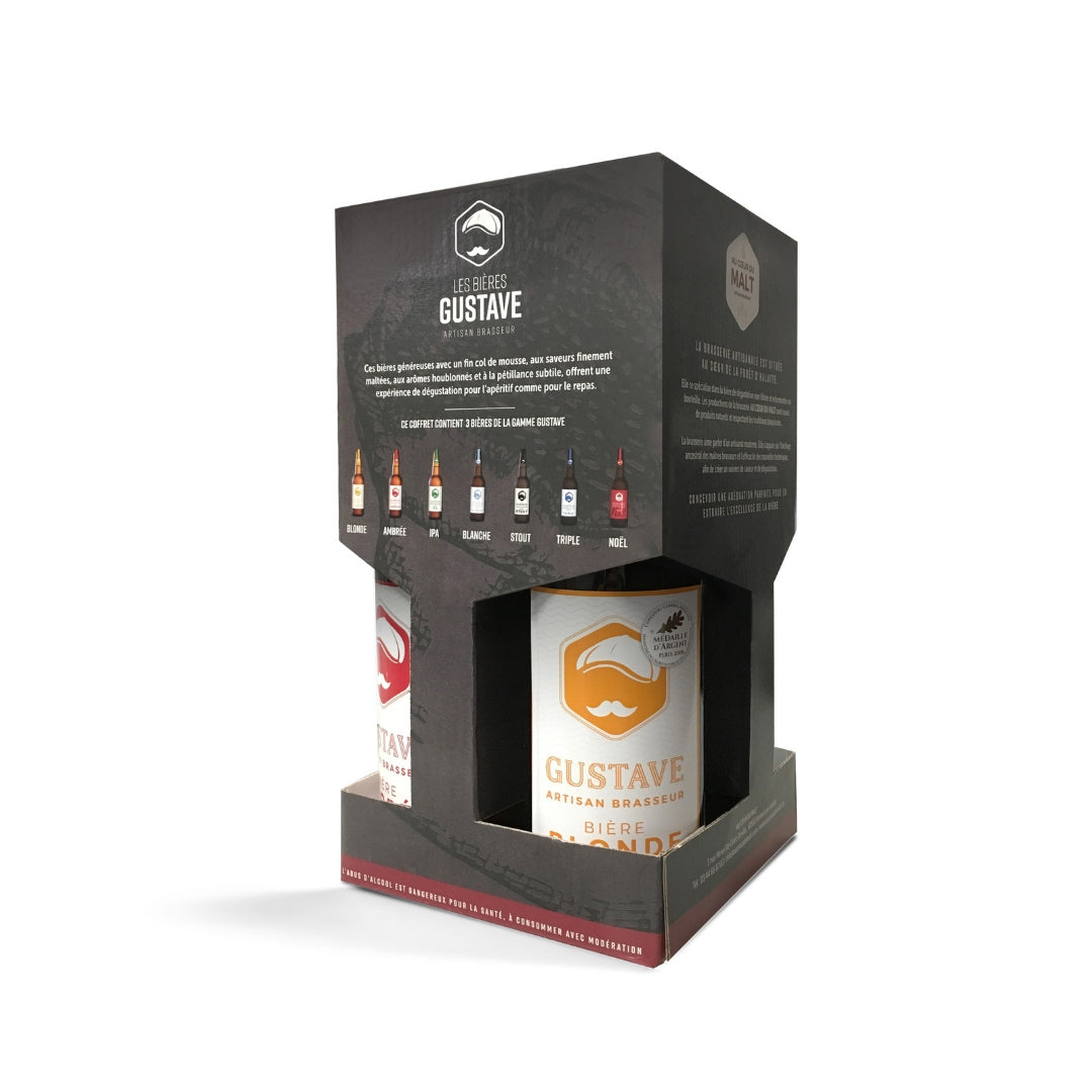 Coffret 3 bières & 1 verre