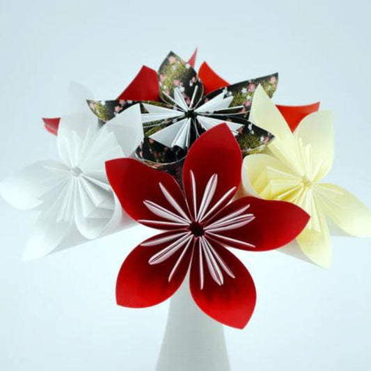 Bouquet de fleurs Origami "Colette"