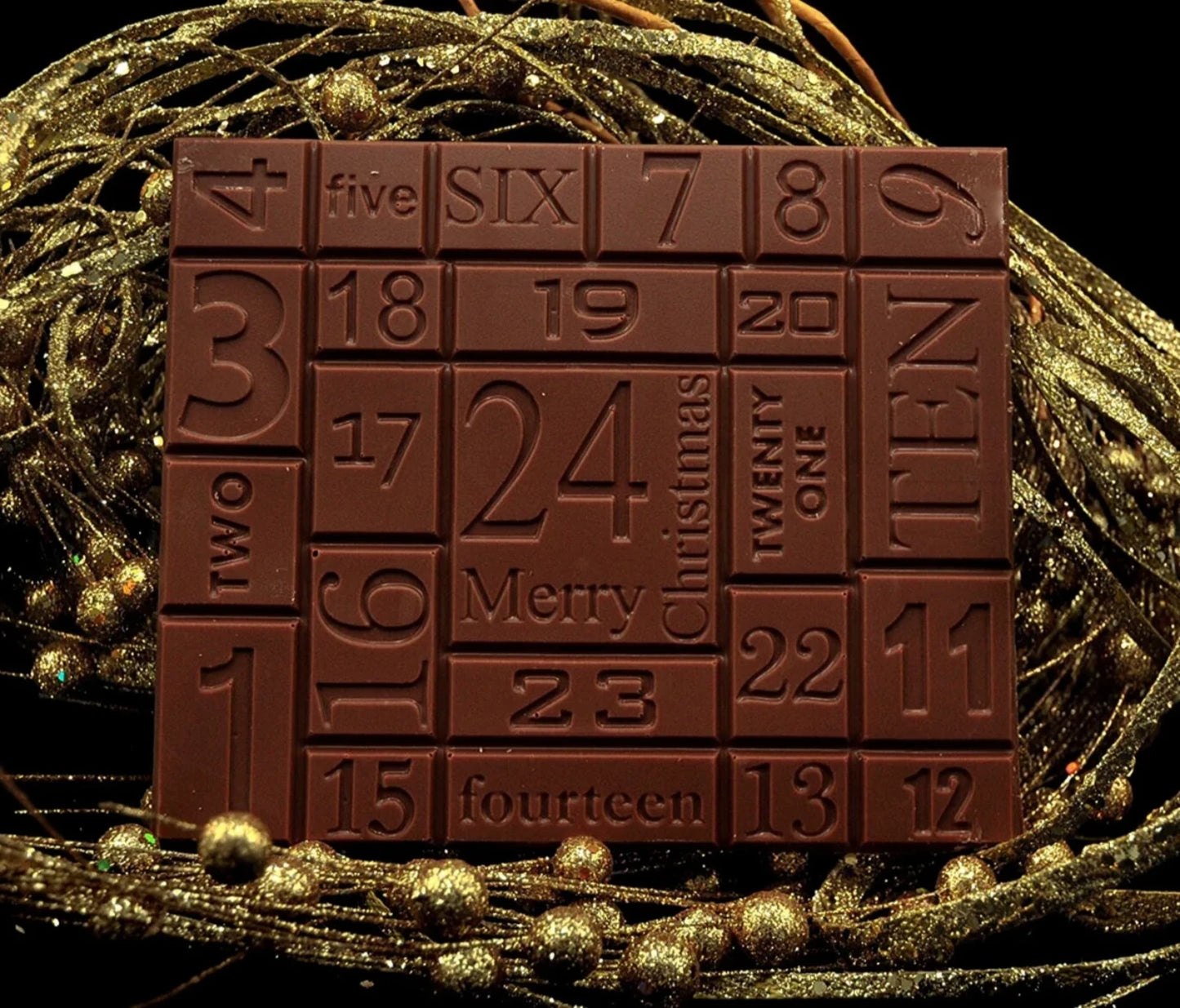 Calendrier de l'avent Chocolat Noir