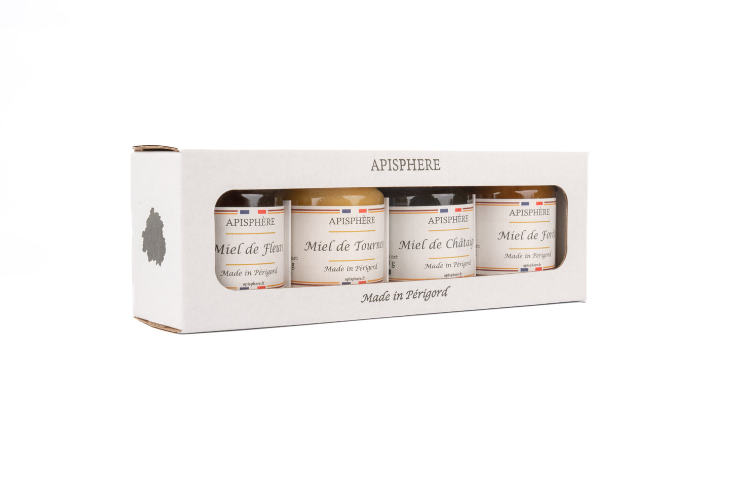 Coffret dégustation des miels du Périgord