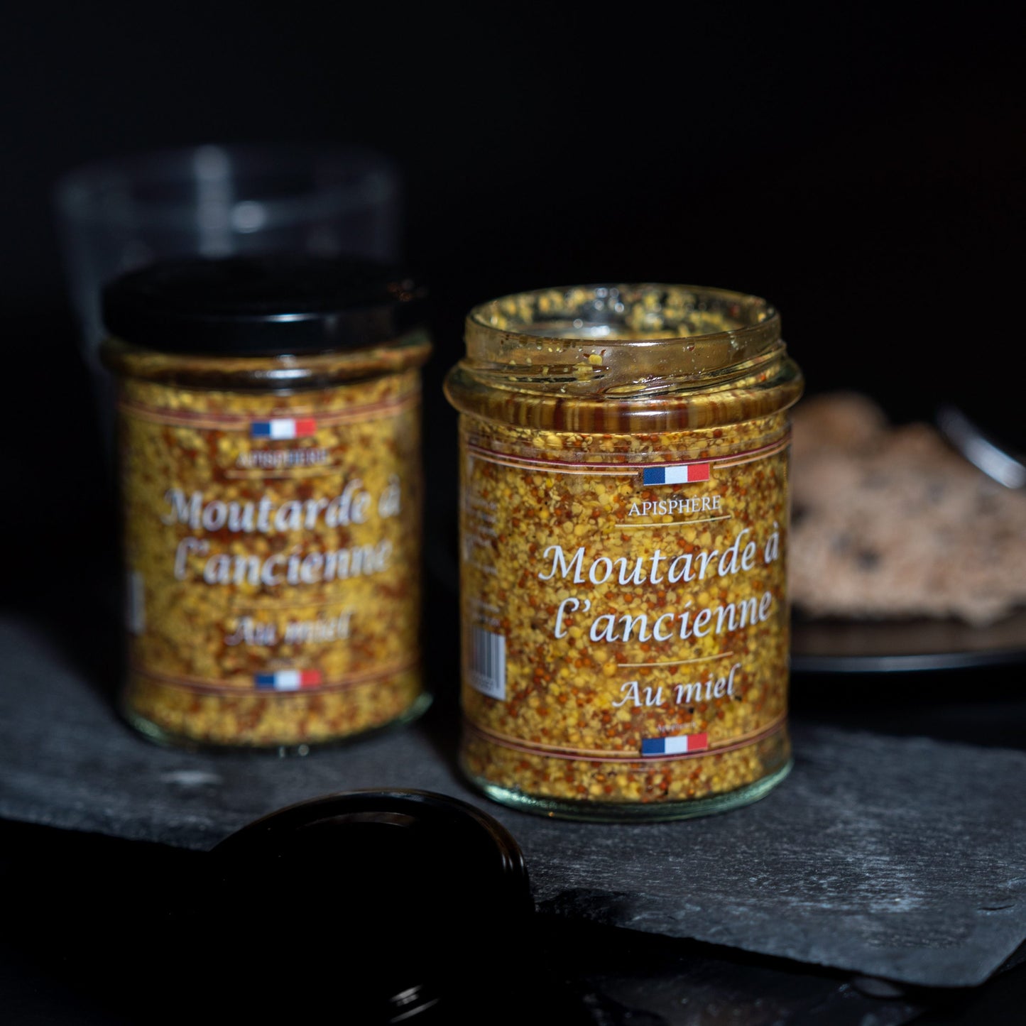 Moutarde à l’ancienne au miel