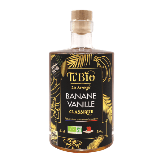 Rhum Bio Arrangé TiBio Banane Vanille