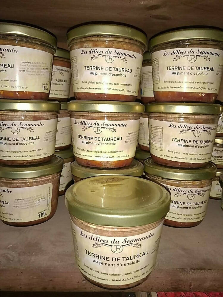 Terrine de Taureau aux Cèpes - 180 g