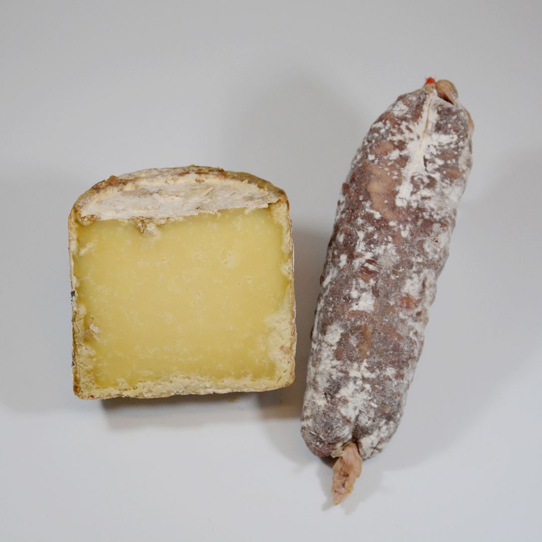 Saucisson maigre & Fromage Demi Sénerac du Cantal