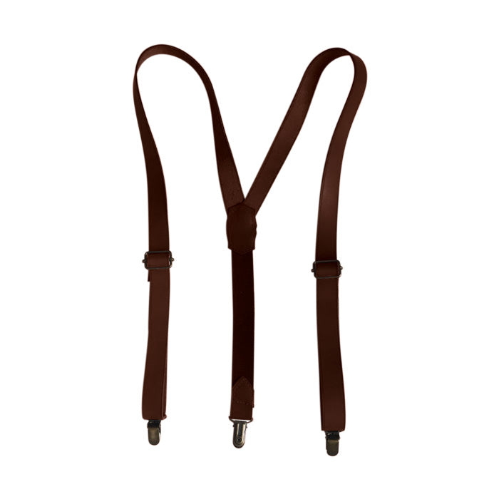 Bretelles en cuir