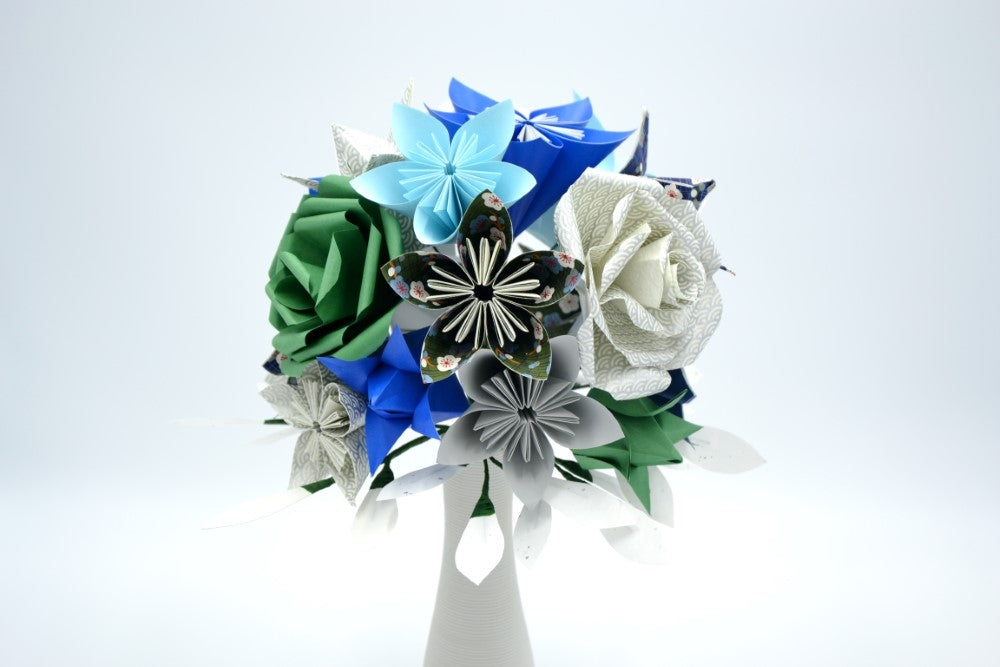 Bouquet de fleurs Origami "Gisèle"