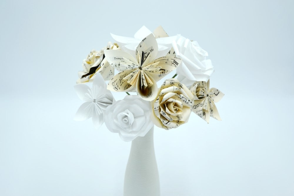 Bouquet de fleurs Origami "Mélodie"