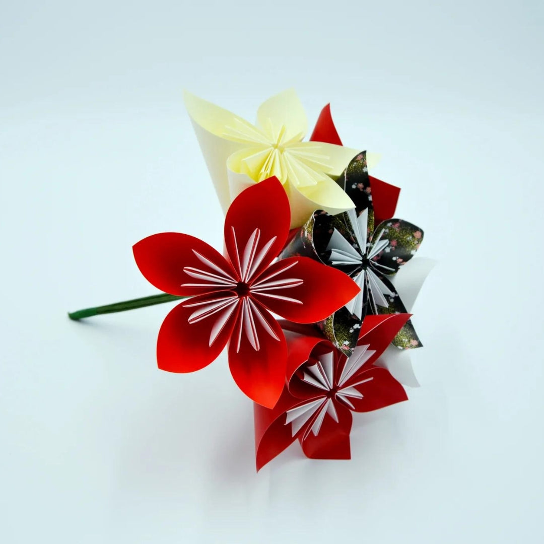 Bouquet de fleurs Origami "Colette"