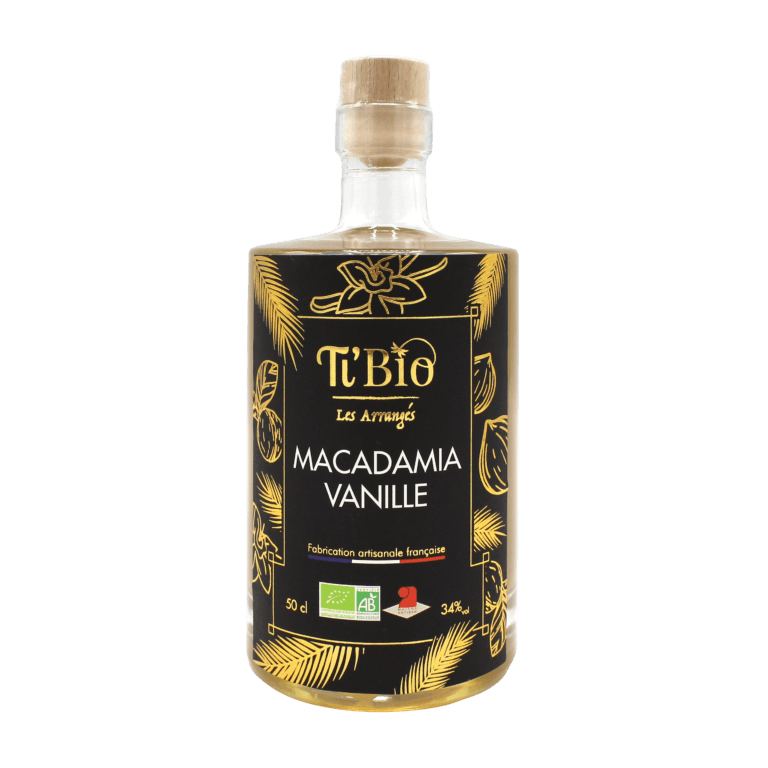 Rhum Bio Arrangé TiBio Macadamia Vanille